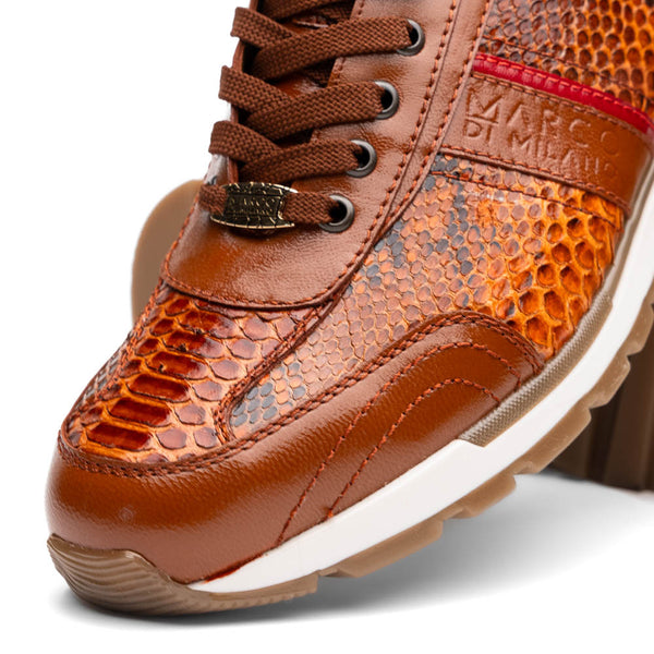 Marco Di Milano BRESCIA Python & Calfskin Sneakers