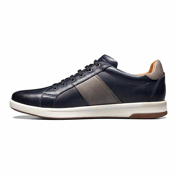 Florsheim Crossover Navy Leather Men’s Lace to Toe Sneaker