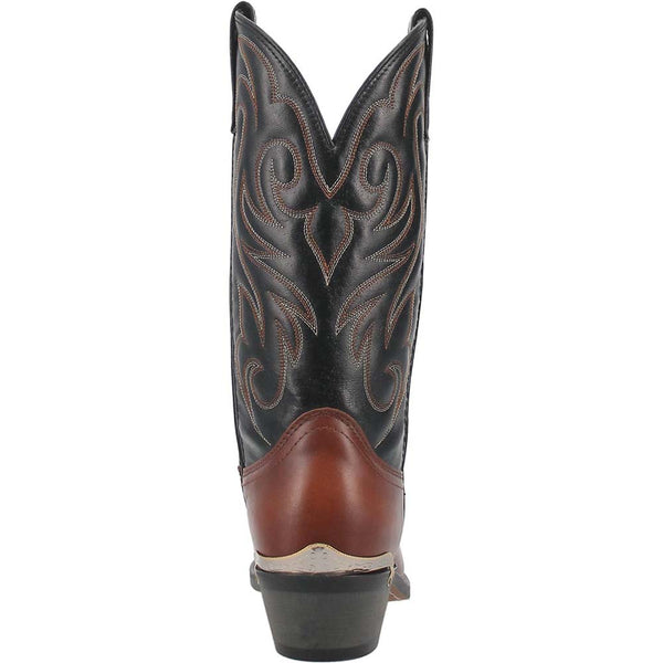 Laredo Peanut & Black Randed Western Boots