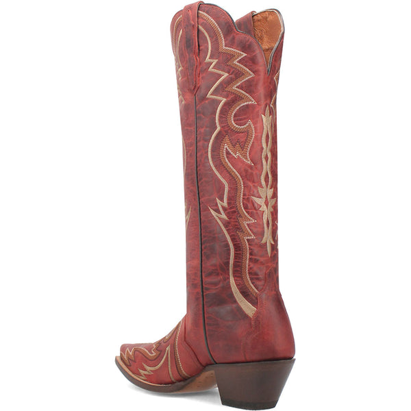 Dan Post Women's Tall Wine Western Triad Silvie Boots