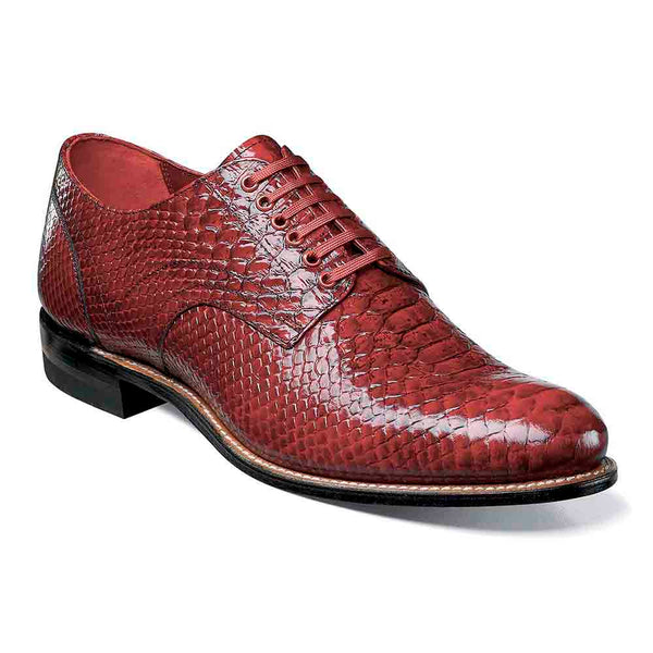 Stacy Adams Madison Red Anaconda Print Oxford