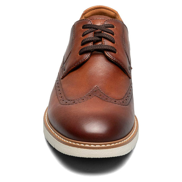 Florsheim Vibe Wingtip Oxford Men’s Cognac Multi Casual Shoes