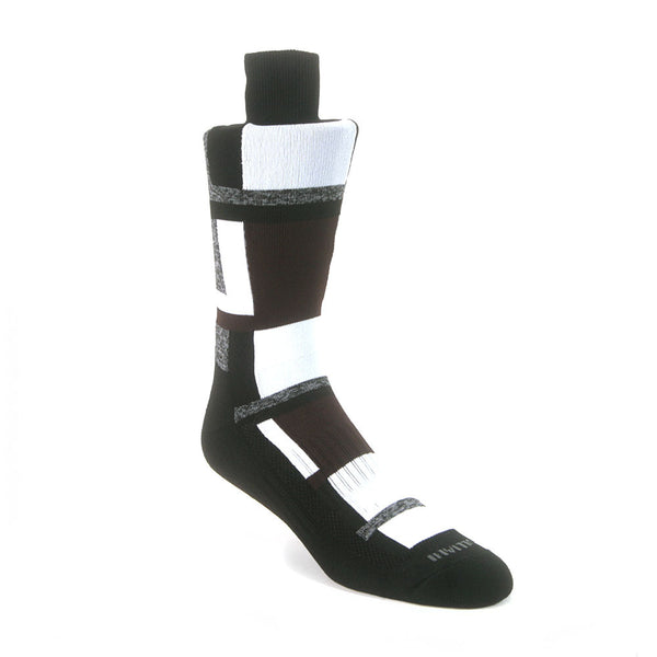 Remo Tulliani Sioux Black & White Dress Socks
