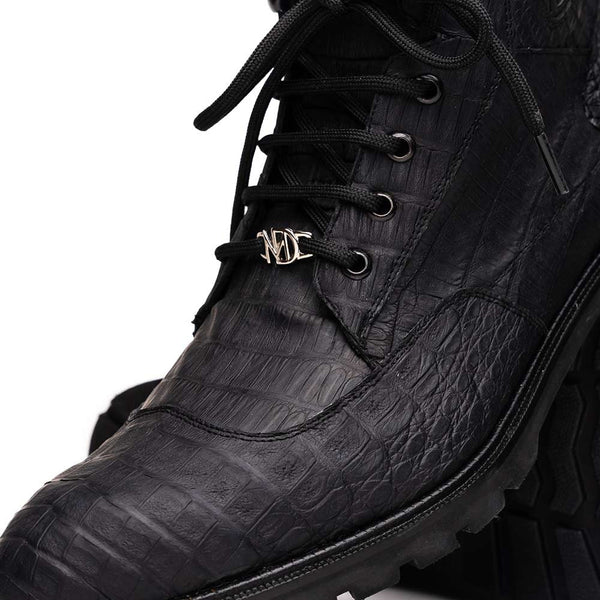 Marco Di Milano Leoni Black Caiman Boots