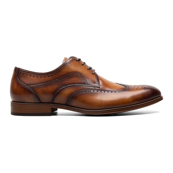 Stacy Adams Tan BRYANT Cap Toe Oxford Shoes