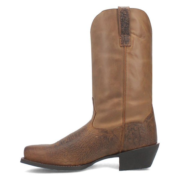 Laredo Gilly 12" Shaft Taupe Cowboy Square Toe Leather Boot