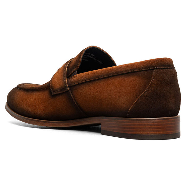 Stacy Adams Burke Copper Men’s Moc Toe Saddle Slip On Shoes