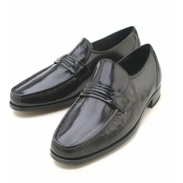 Florsheim Como Black Moc Toe Strap Loafer