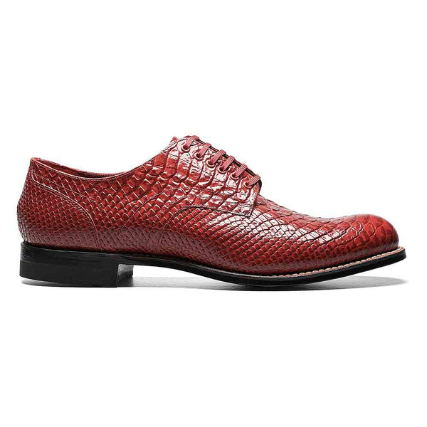 Stacy Adams Madison Red Anaconda Print Oxford