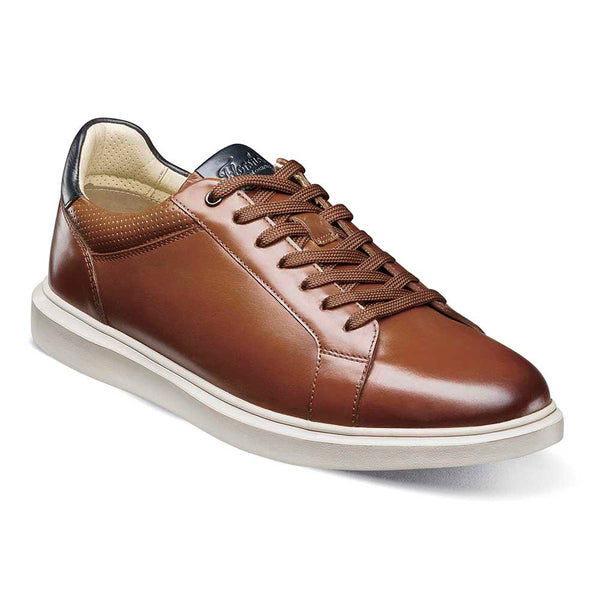 Florsheim Social Lace To Toe Sneaker in Cognac