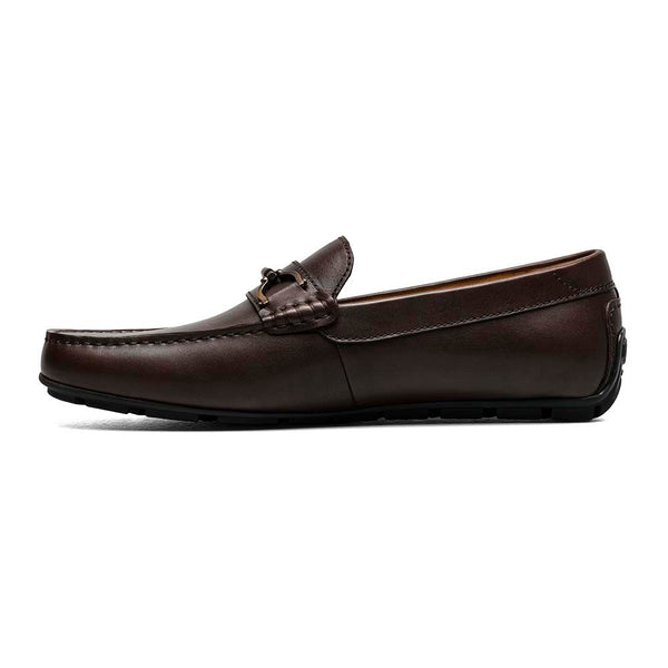 Florsheim Brown Bit Leather Driver Moc Toe Shoes