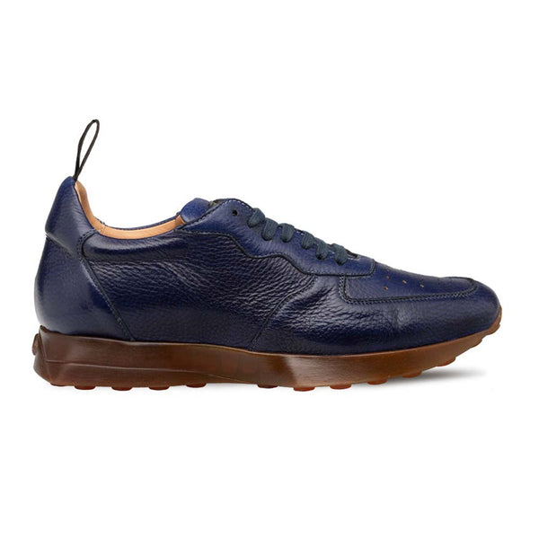 Mezlan Gerardo Blue Deerskin Sneaker