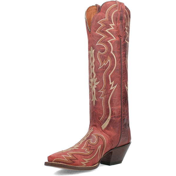 Dan Post Women's Tall Wine Western Triad Silvie Boots