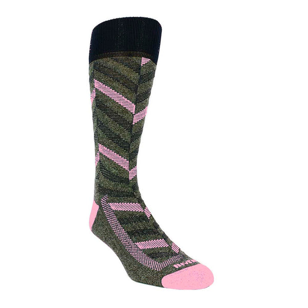 Remo Tulliani Pink Comanche Candy-Stripe Socks