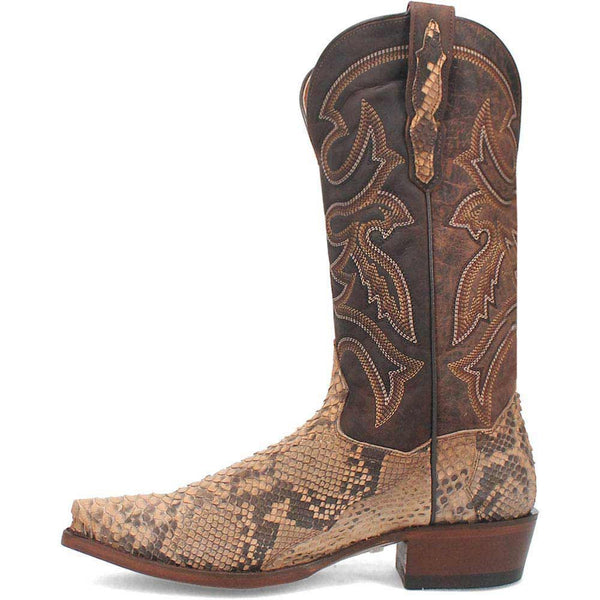 Dan Post Men's Snip Toe Western Exotic Python Boots