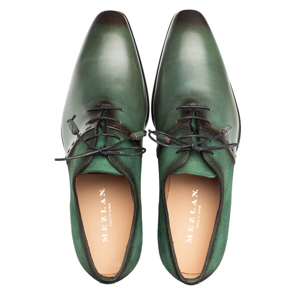 Mezlan Colomer Forest/Green Calf/Suede Oxford Shoes