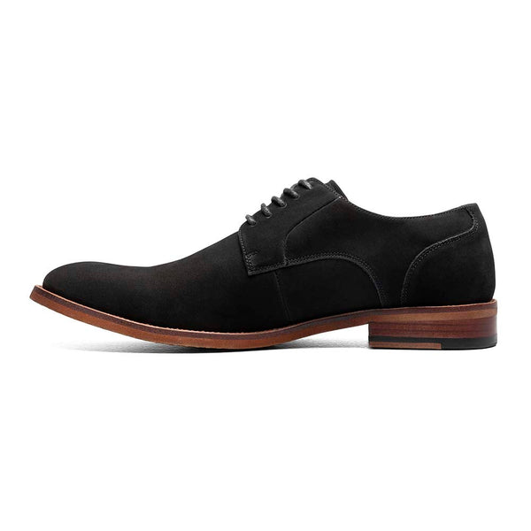 Stacy Adams Black PRESTON Plain Toe Lace Up Shoes