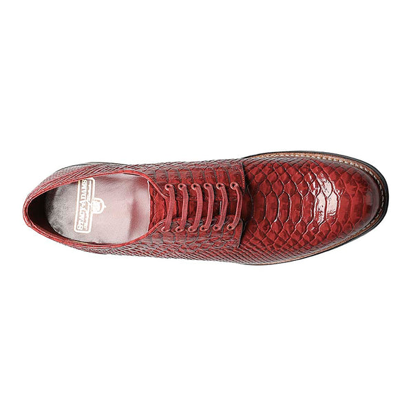 Stacy Adams Madison Red Anaconda Print Oxford