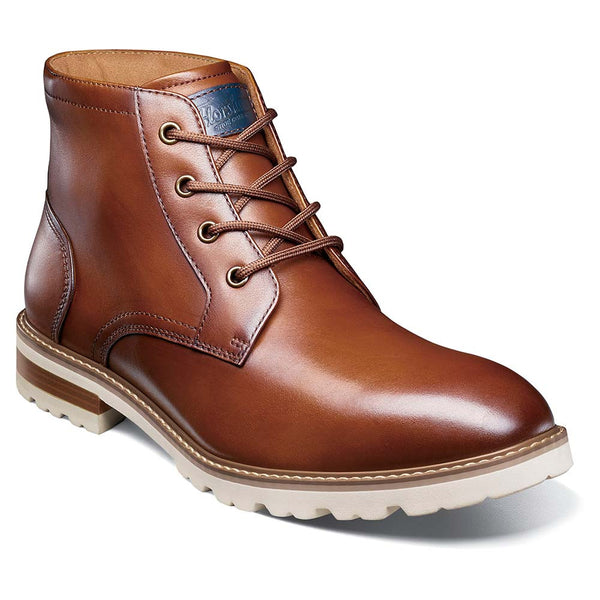 Florsheim Renegade Plain Toe Cognac 4 Eye Boots