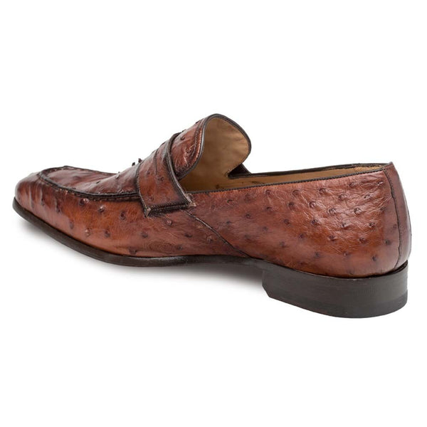 Mezlan Lisbon Brandy Genuine Ostrich Men’s Classic Slip On