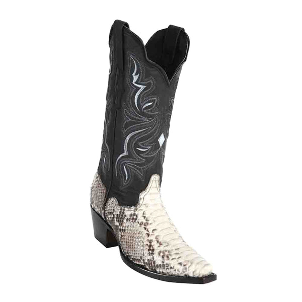 Wild West Natural Python 12” Snip Toe Womens Boot